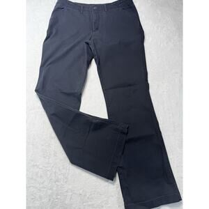 Royal Robbins Pants Women 14 Navy Blue Straight Leg Outdoor Hiking Nylon Spandex